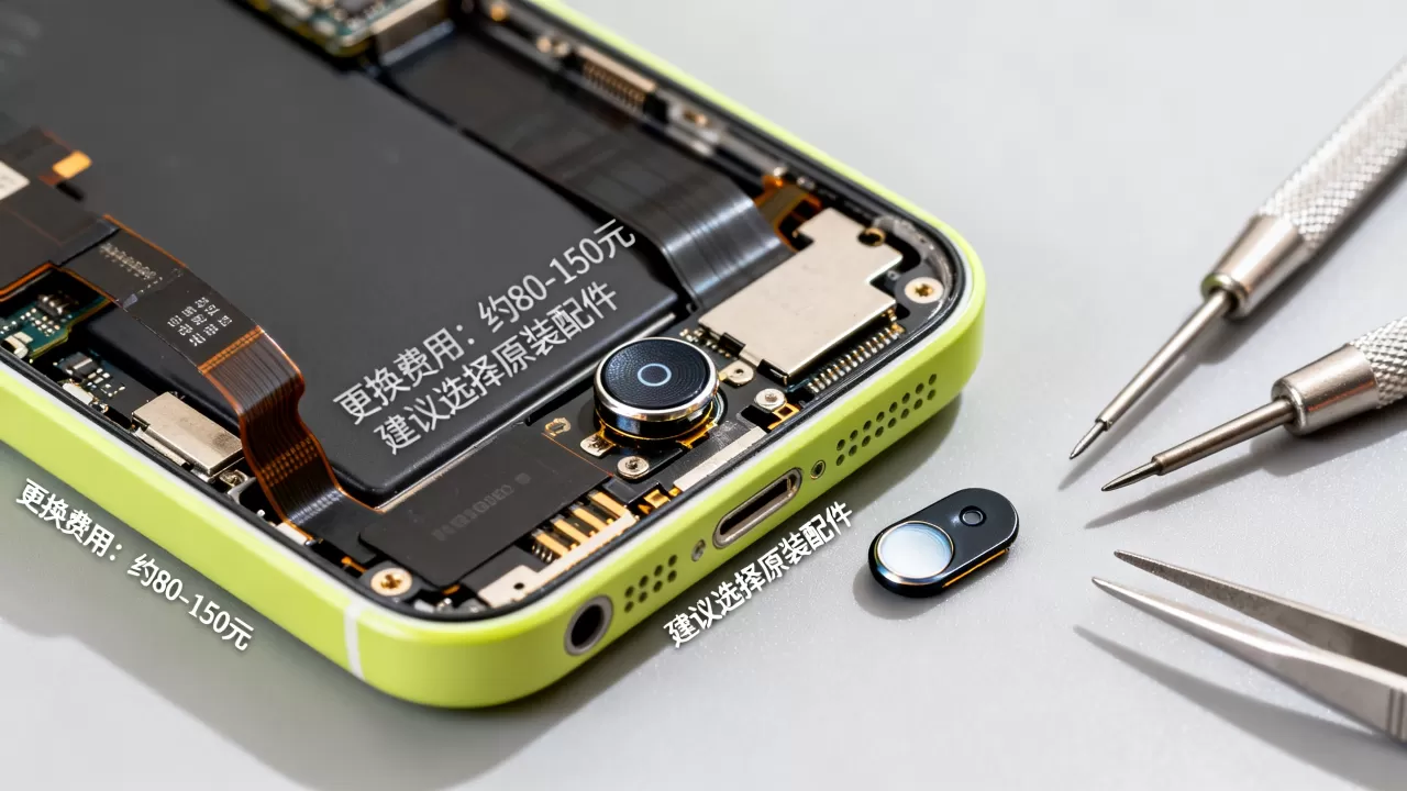 iphone5c换home键多少钱，iphone5c换home键