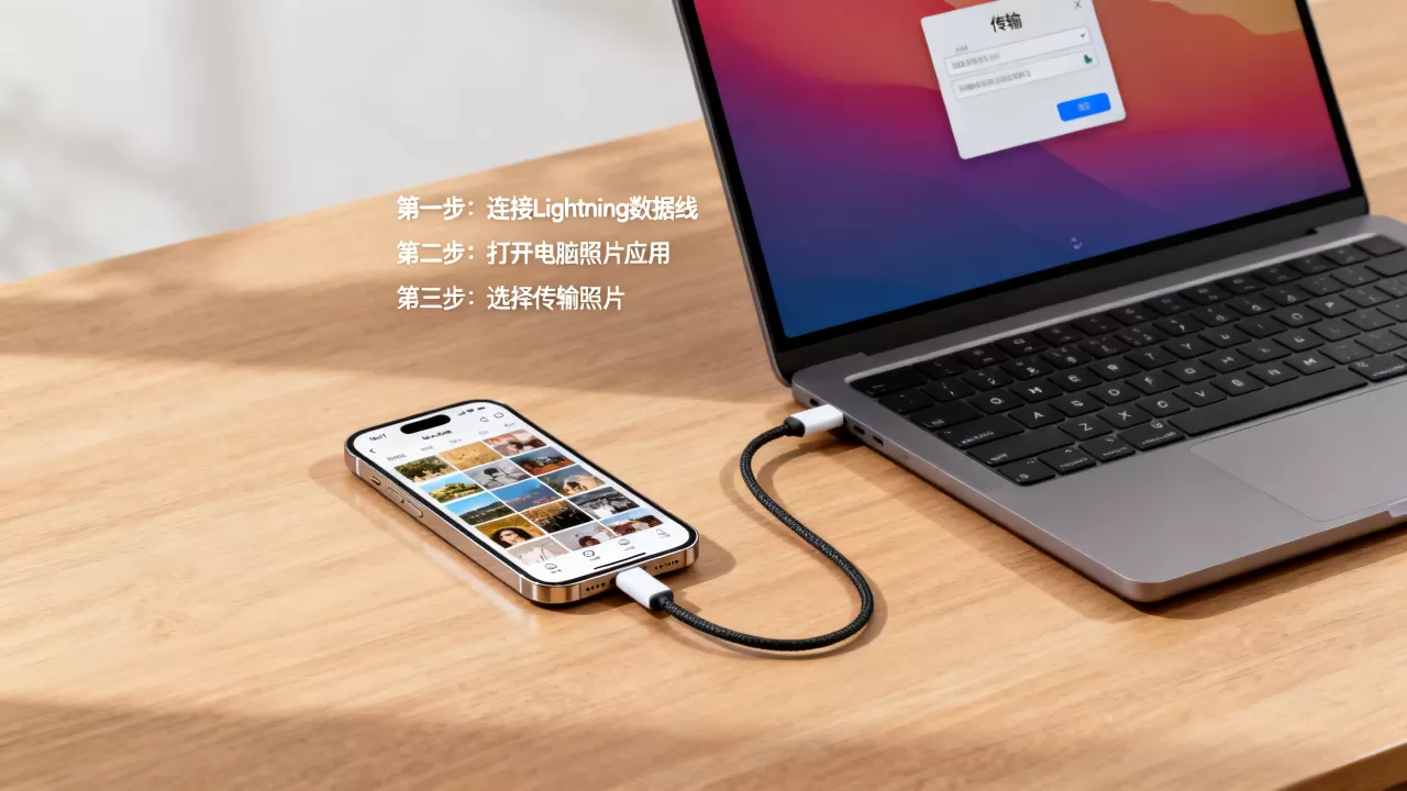 iphone手机怎么传照片到电脑，iphone照片传到电脑