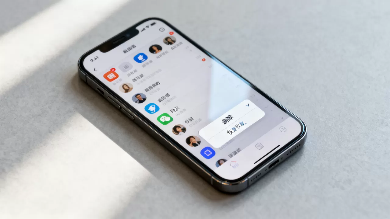 iphone微信删除好友恢复，iphone微信删除好友怎么恢复
