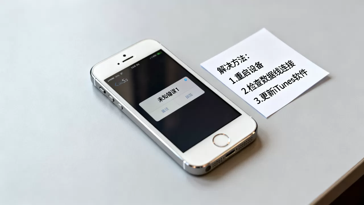 iPhone5s未知错误1怎么办，iPhone5s未知错误1解决方法