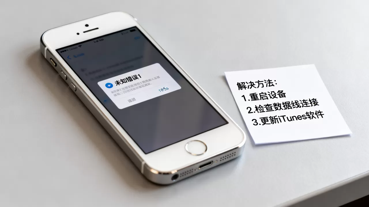 iPhone5s未知错误1怎么办，iPhone5s未知错误1解决方法