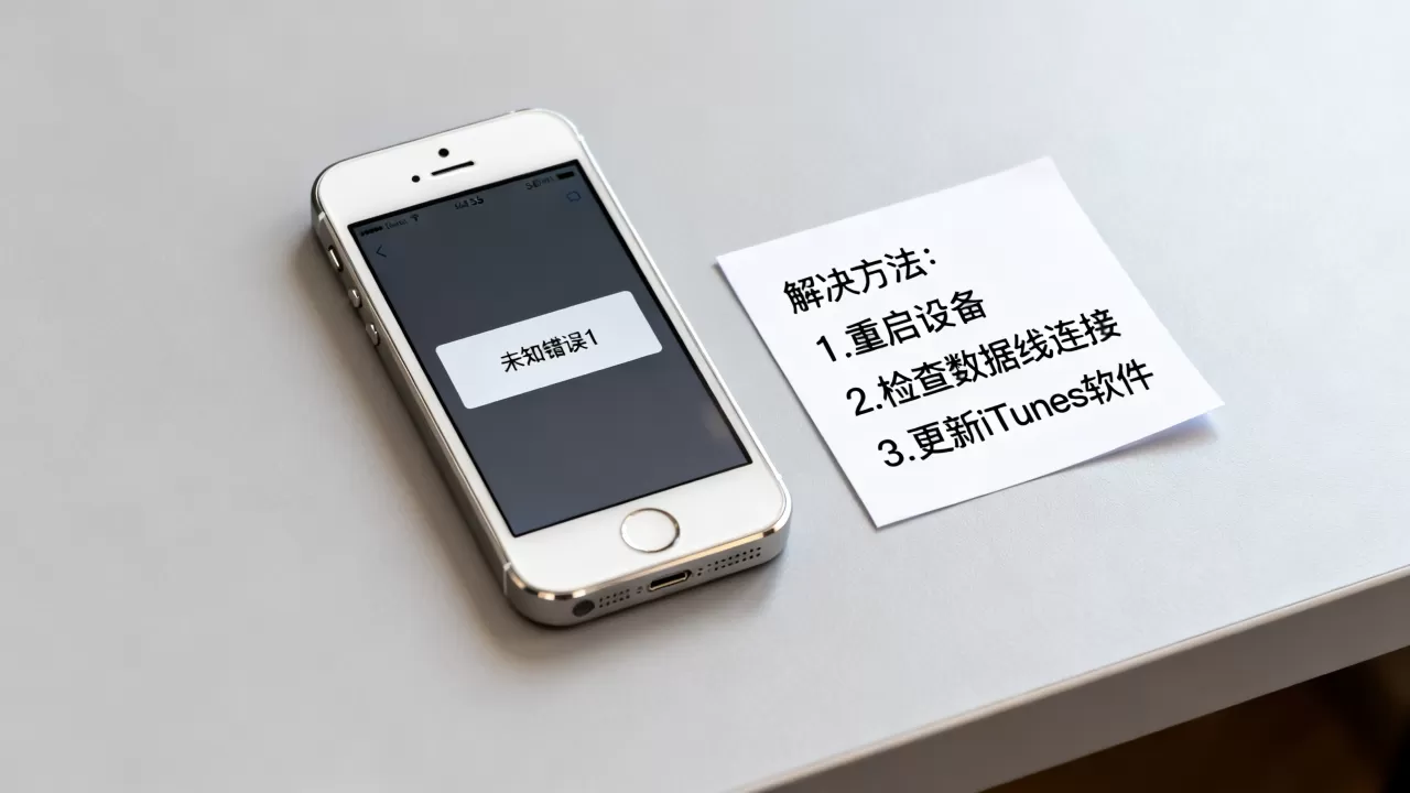 iPhone5s未知错误1怎么办，iPhone5s未知错误1解决方法