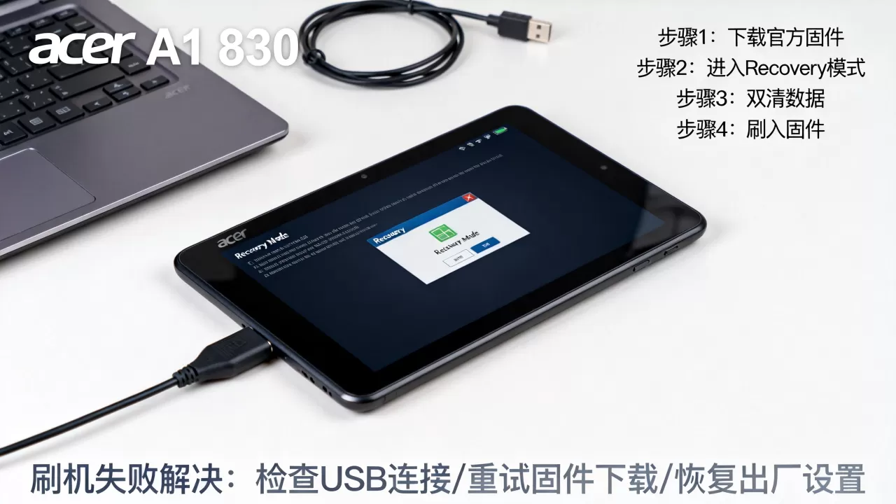 acer a1 830刷机教程，acer a1 830刷机失败怎么办