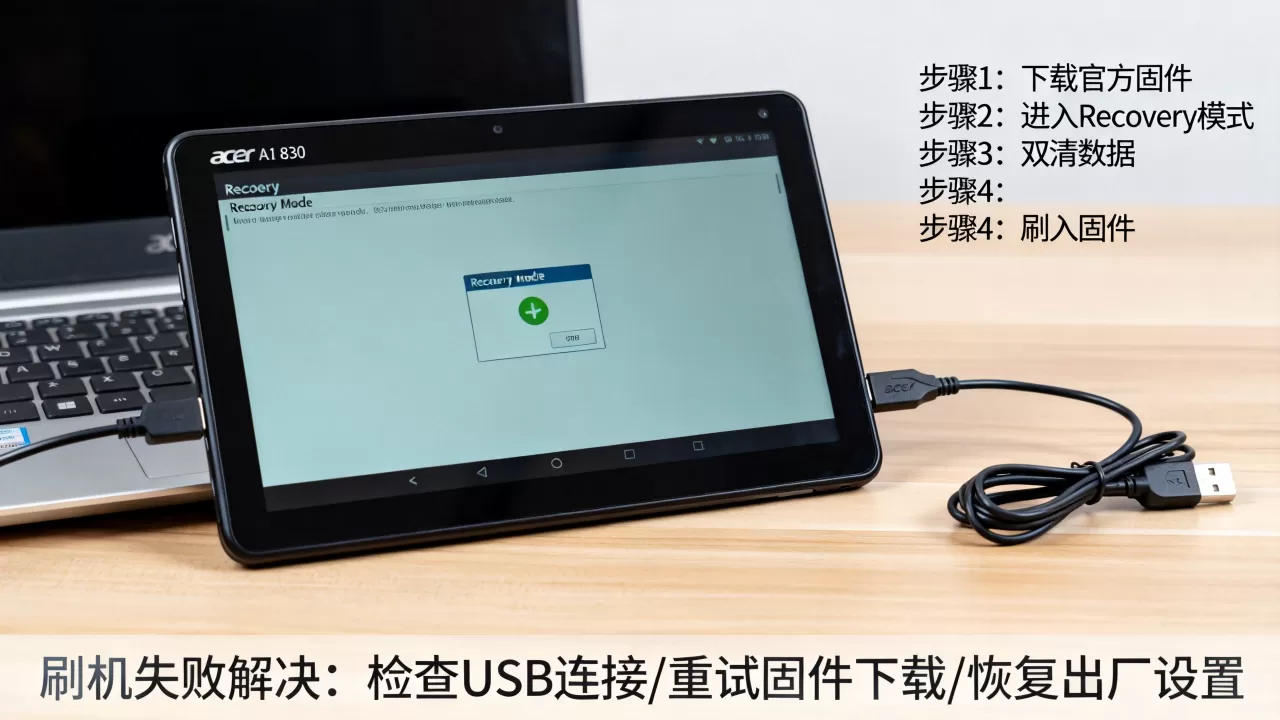 acer a1 830刷机教程，acer a1 830刷机失败怎么办