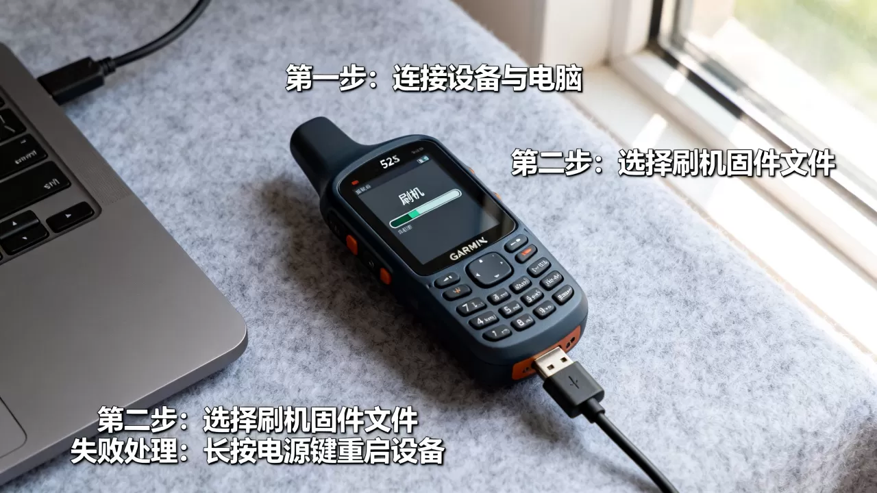 佳明62s刷机教程，佳明62s刷机失败怎么办