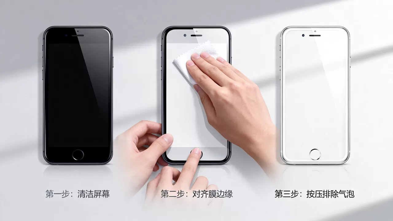 黑色iPhone6贴白色膜好看吗,iPhone6贴膜教程 黑色iPhone6贴白色膜好看吗,iPhone6贴膜教程