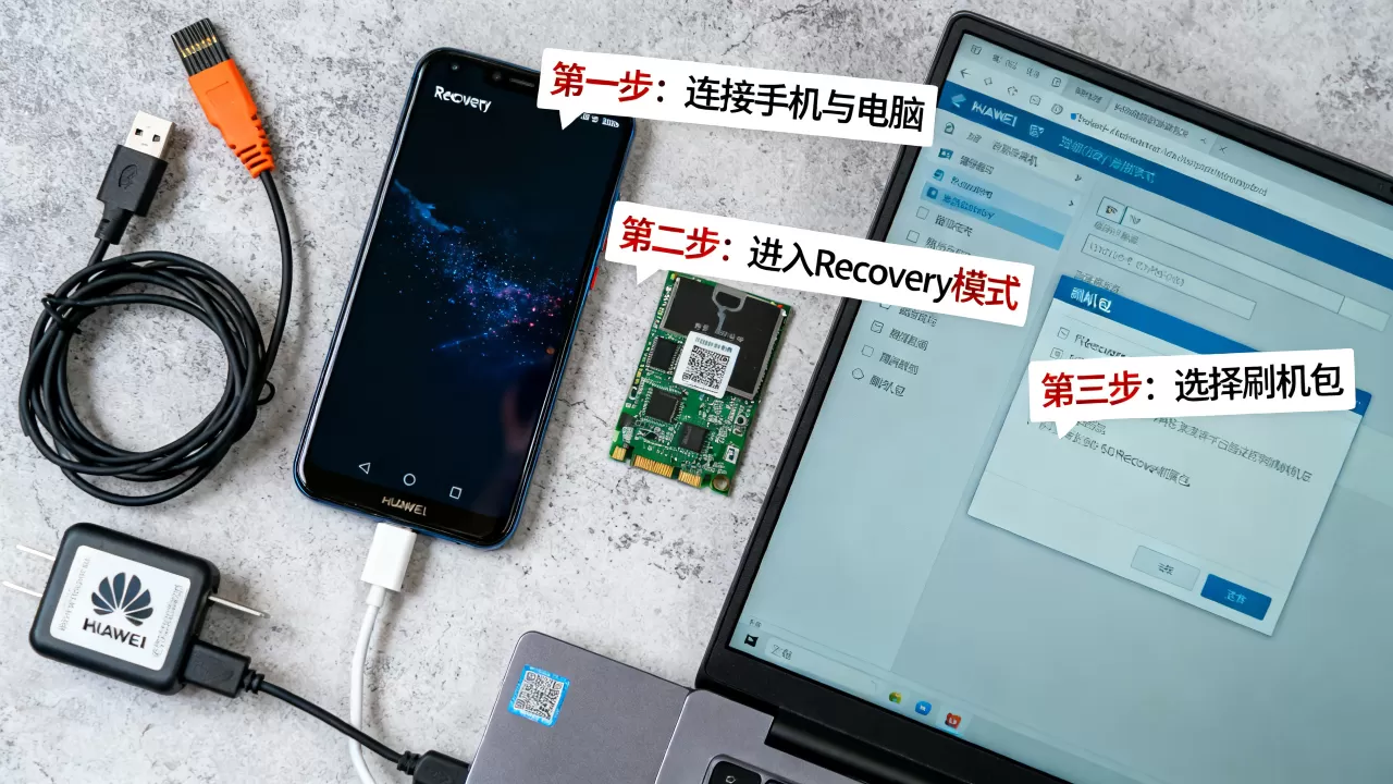 华为安卓手机刷机教程，华为手机怎么刷机，安卓手机刷机教程