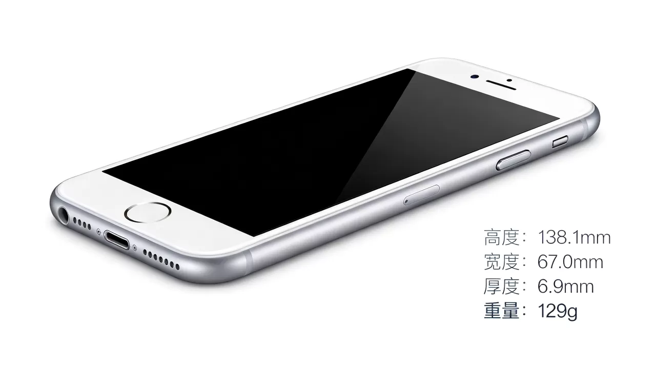 iPhone6尺寸是多少？iPhone6长宽高清参数