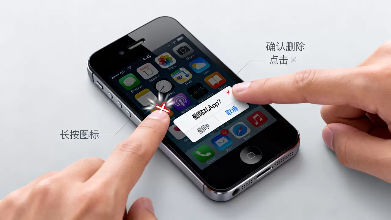 iphone4s如何删除软件,苹果手机删除APP方法 iphone4s如何删除软件,苹果手机删除APP方法