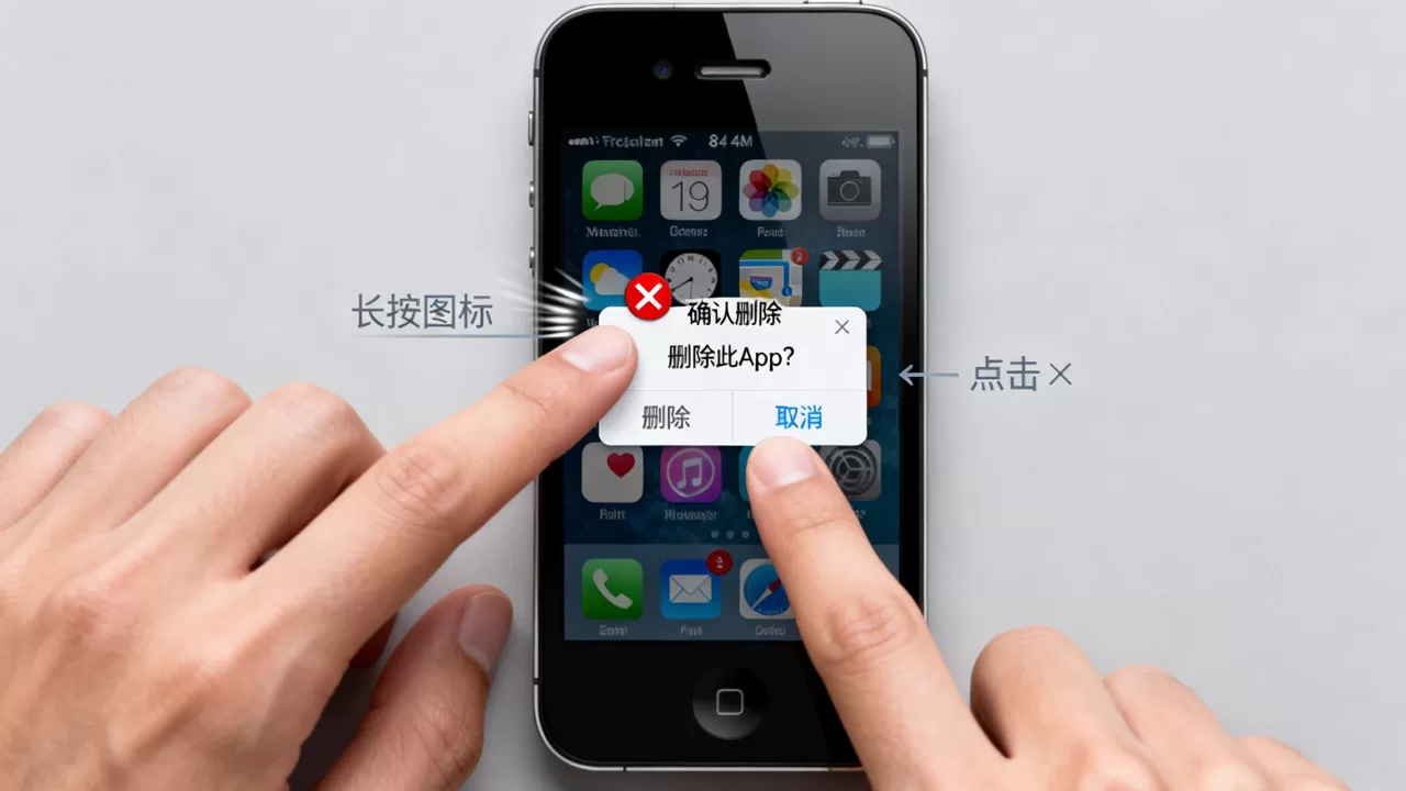 iphone4s如何删除软件,苹果手机删除APP方法 iphone4s如何删除软件,苹果手机删除APP方法
