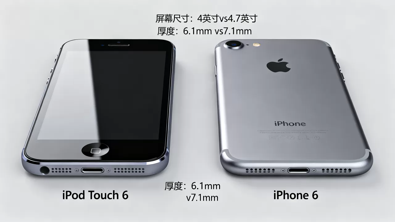 Touch6和iphone6,苹果touch6和iphone6区别是什么 Touch6和iphone6,苹果touch6和iphone6区别是什么