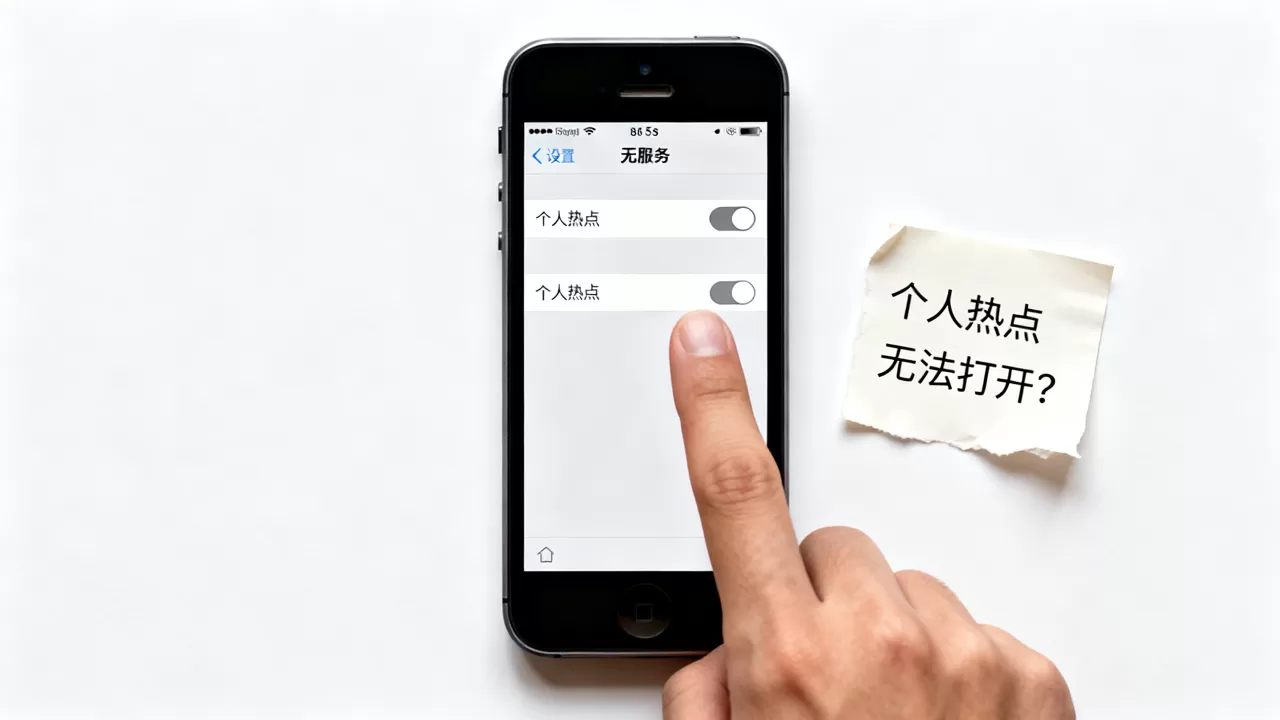 iphone5s个人热点没有怎么办，iphone5s个人热点
