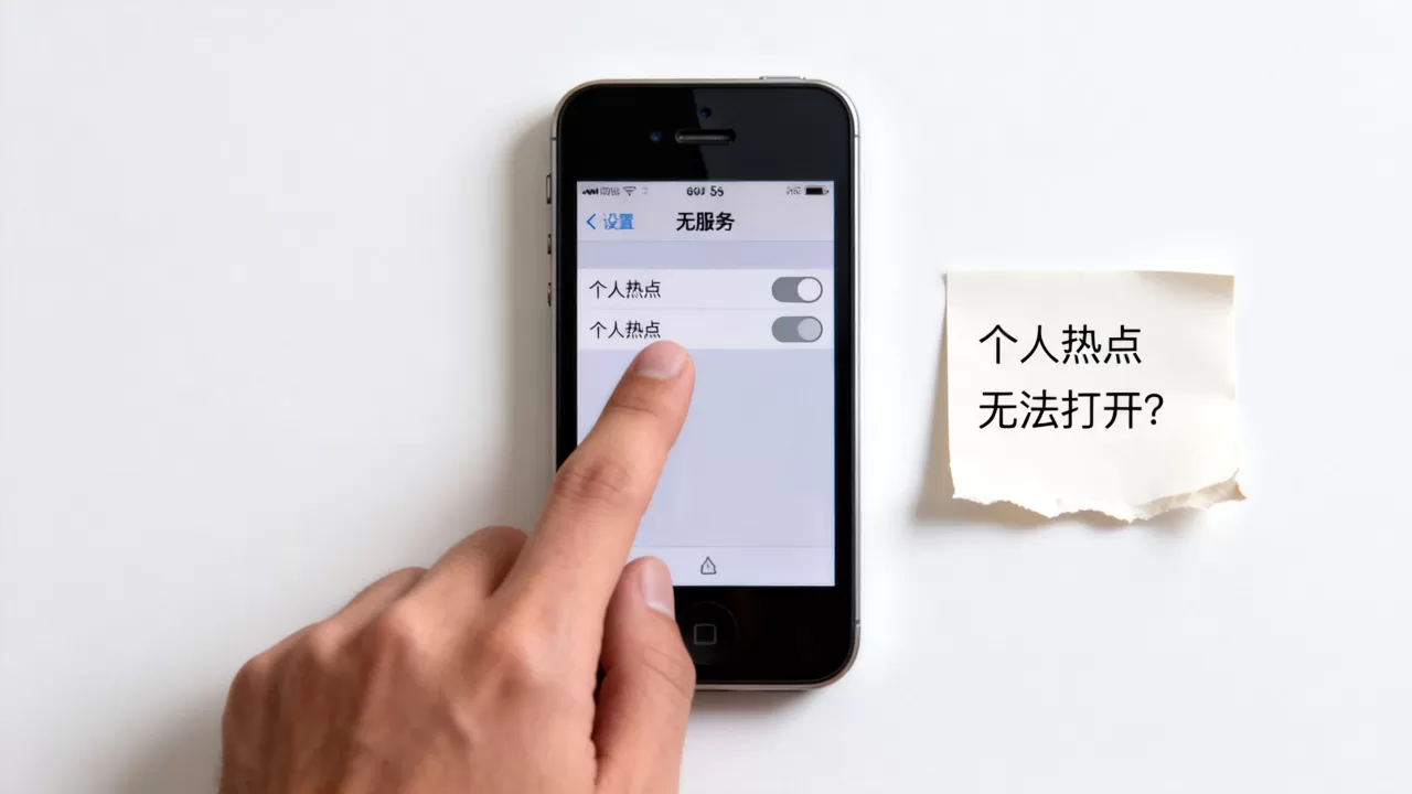 iphone5s个人热点没有怎么办，iphone5s个人热点