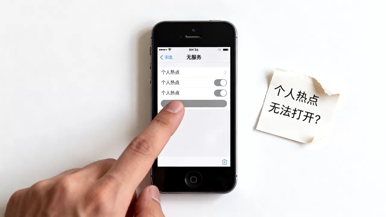 iphone5s个人热点没有怎么办，iphone5s个人热点