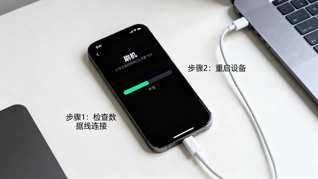 刷机进度条卡住不动怎么办，手机刷机教程