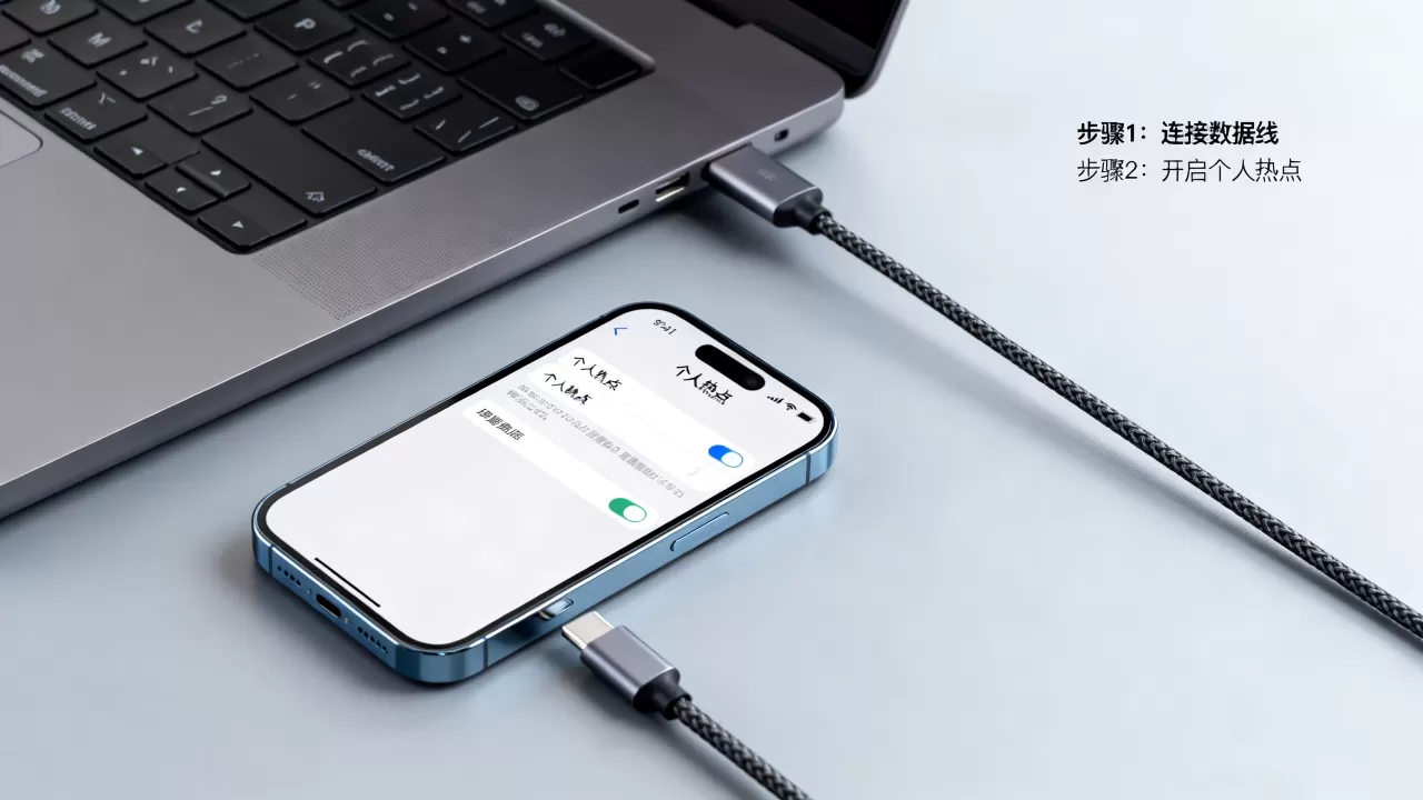 iPhone通过数据线上网怎么设置?iPhone数据线共享网络教程 iPhone通过数据线上网怎么设置?iPhone数据线共享网络教程