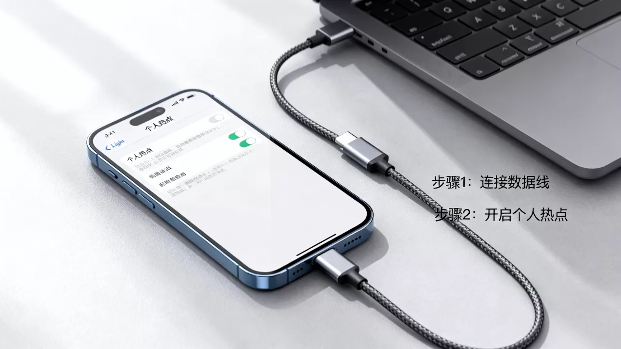 iPhone通过数据线上网怎么设置?iPhone数据线共享网络教程 iPhone通过数据线上网怎么设置?iPhone数据线共享网络教程