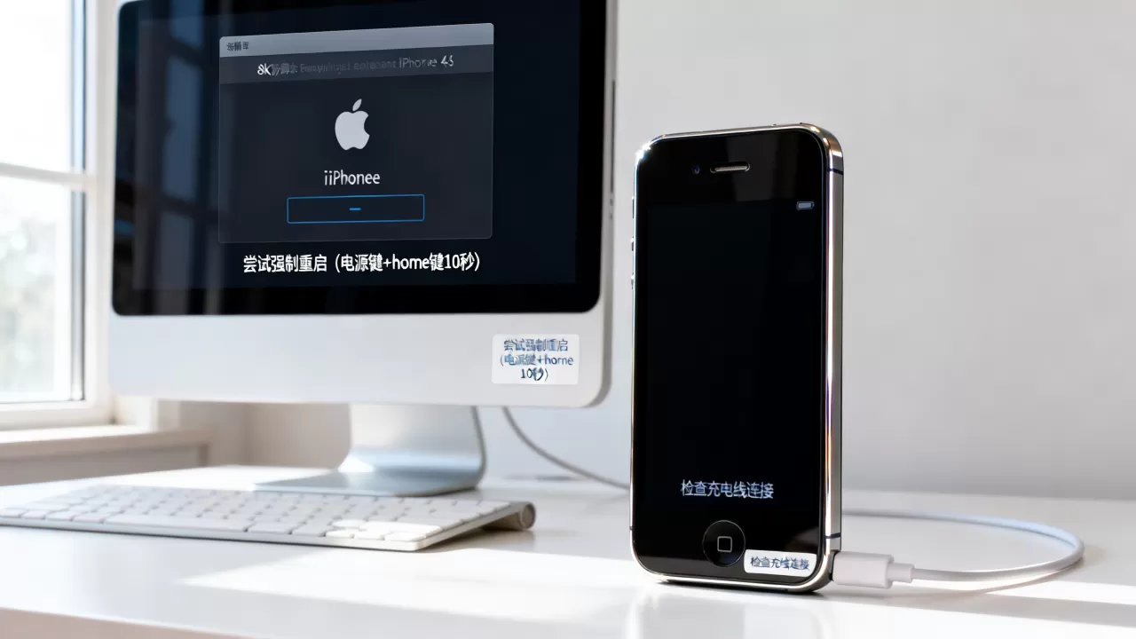 iphone4s升级显示了,iphone4s升级显示黑屏怎么办 iphone4s升级显示了,iphone4s升级显示黑屏怎么办