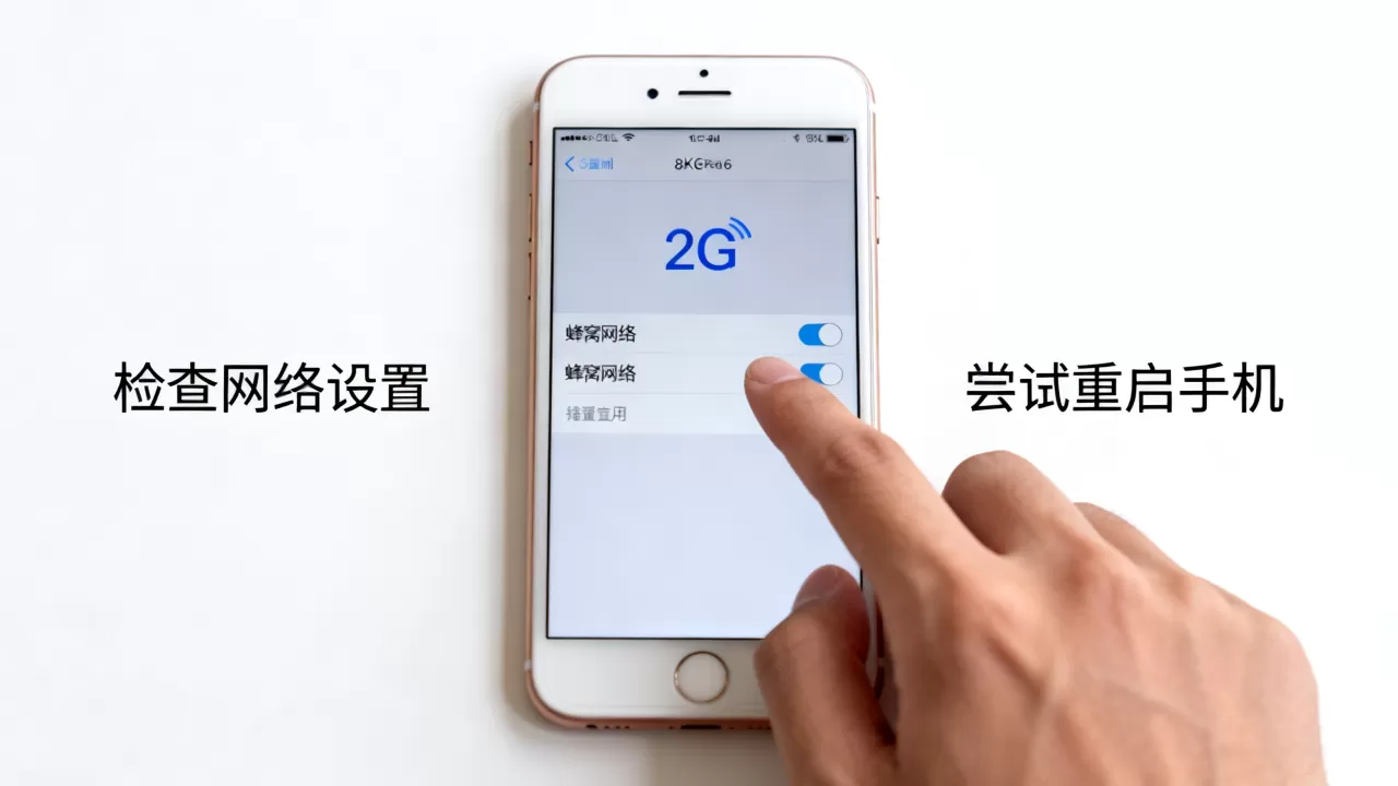 iphone6变2g，iphone6突然变成2g网络怎么办