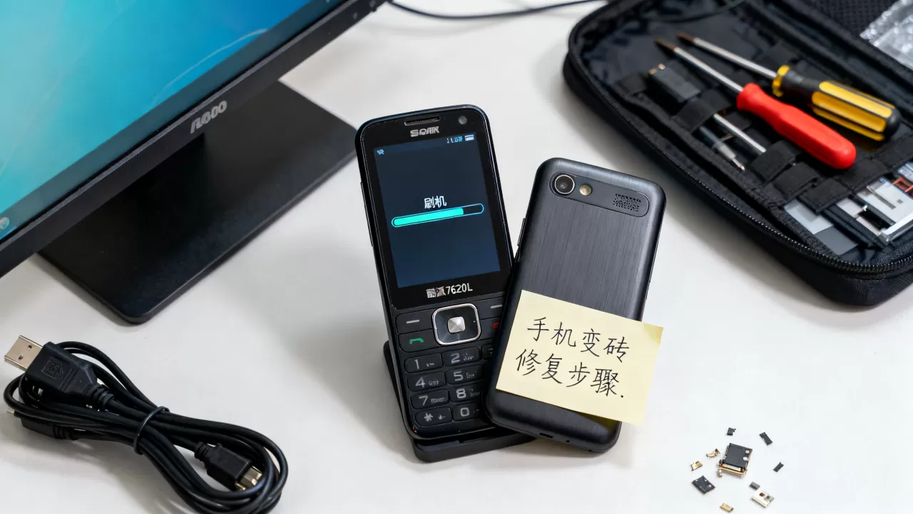酷派7620L刷机教程，手机变砖怎么解决