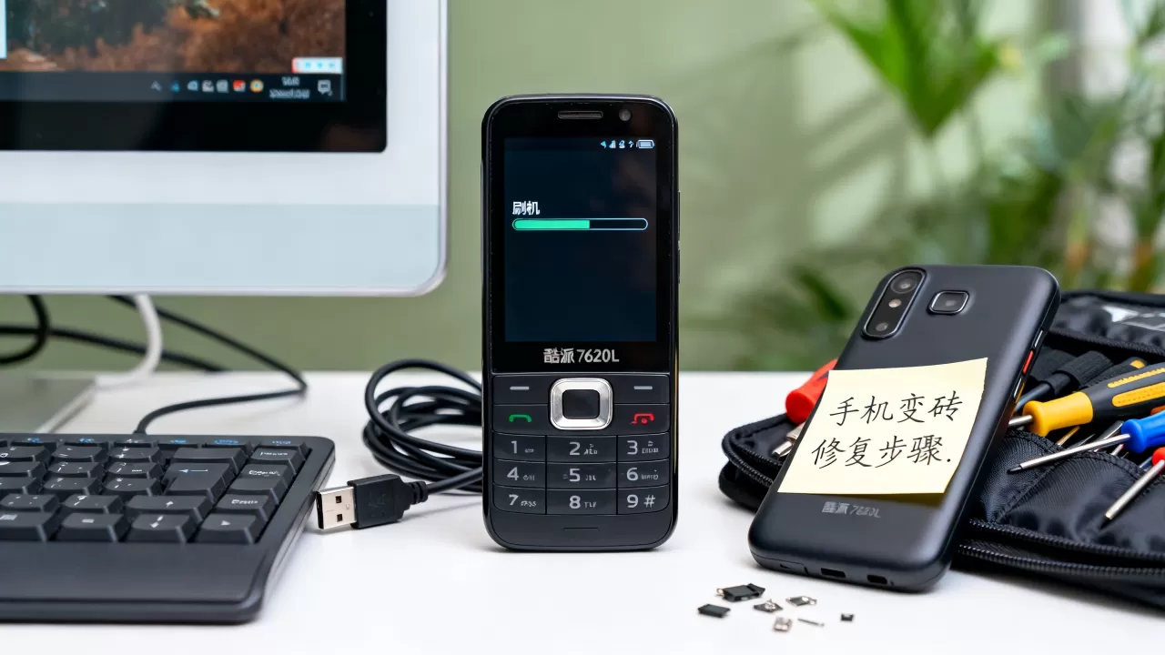 酷派7620L刷机教程，手机变砖怎么解决