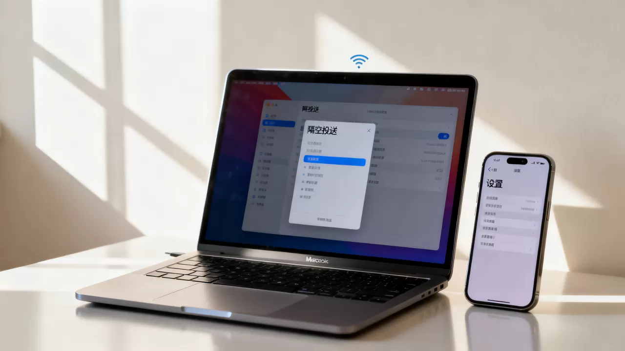 iphone与mac无线连接怎么设置，iphone与mac无线连接