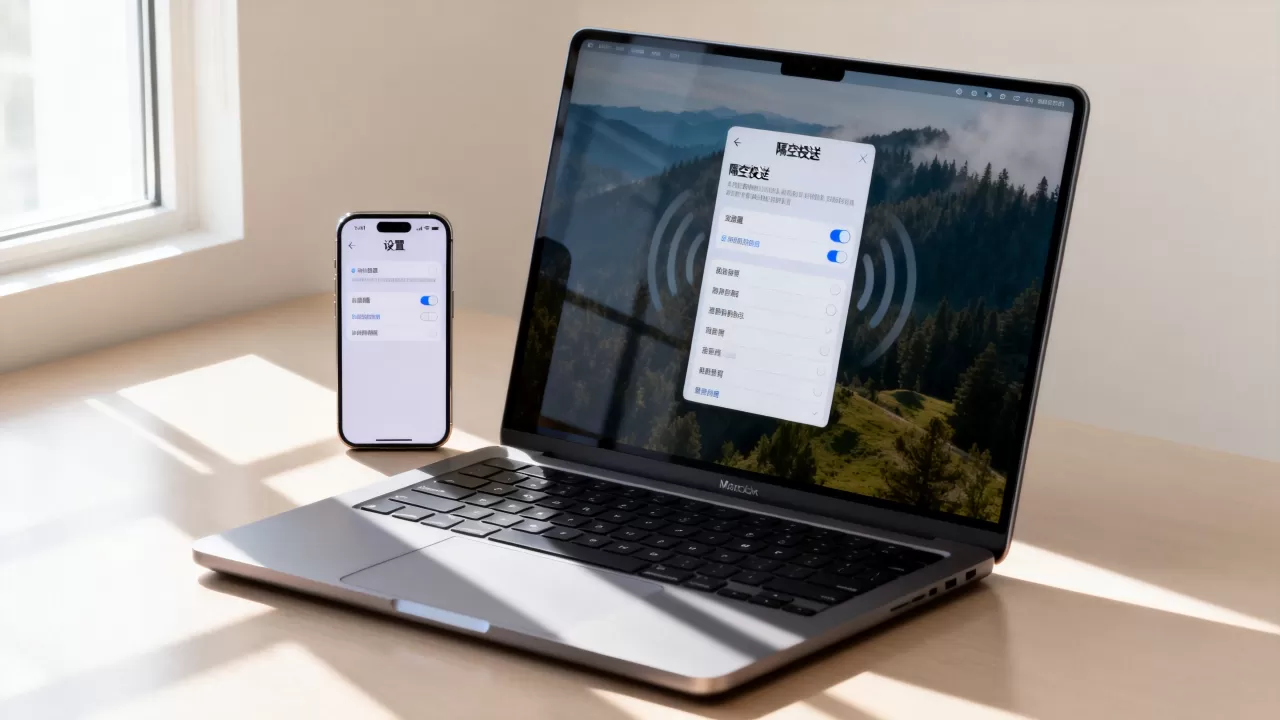 iphone与mac无线连接怎么设置，iphone与mac无线连接