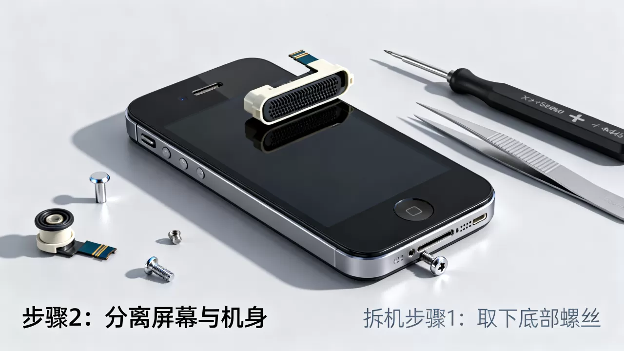 iphone4s听筒坏了怎么修,iphone4s拆机换听筒教程 iphone4s听筒坏了怎么修,iphone4s拆机换听筒教程