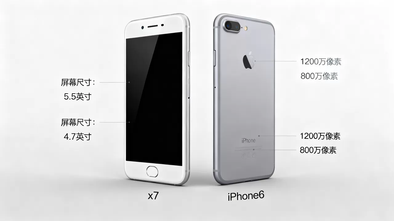 x7和iphone6哪个好，x7和iphone6区别