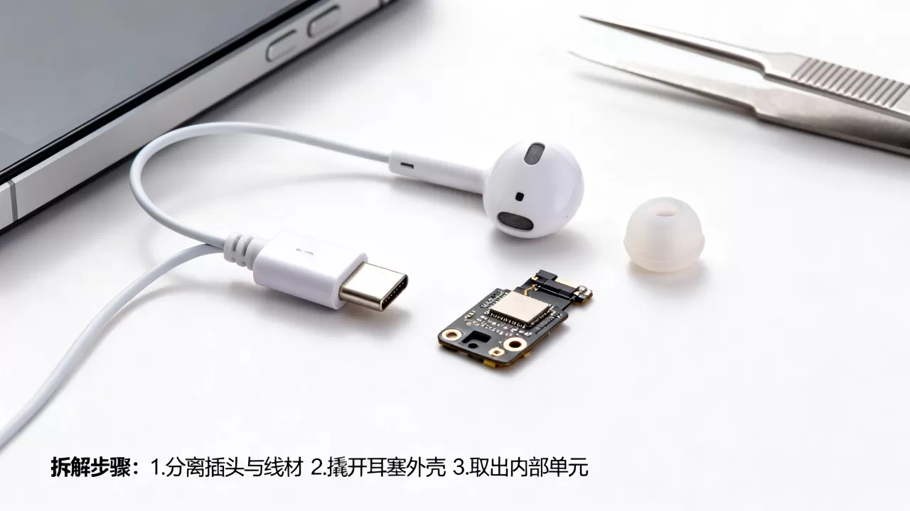 iphone4s耳机怎么拆?iphone4s耳机拆解教程 iphone4s耳机怎么拆?iphone4s耳机拆解教程