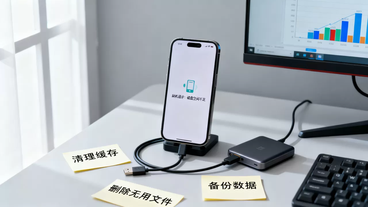 刷机磁盘空间不足怎么办，刷机提示磁盘空间不足