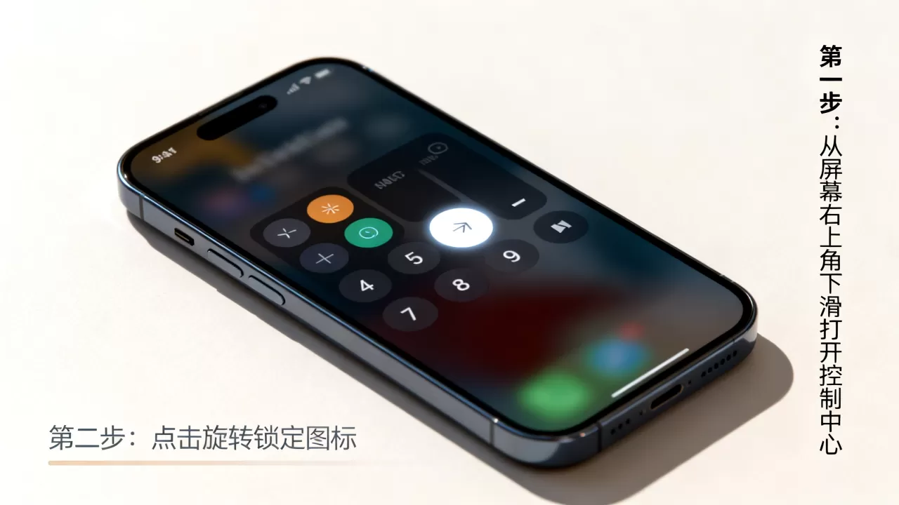 iphone怎么把屏幕旋转锁定，苹果手机屏幕旋转怎么打开