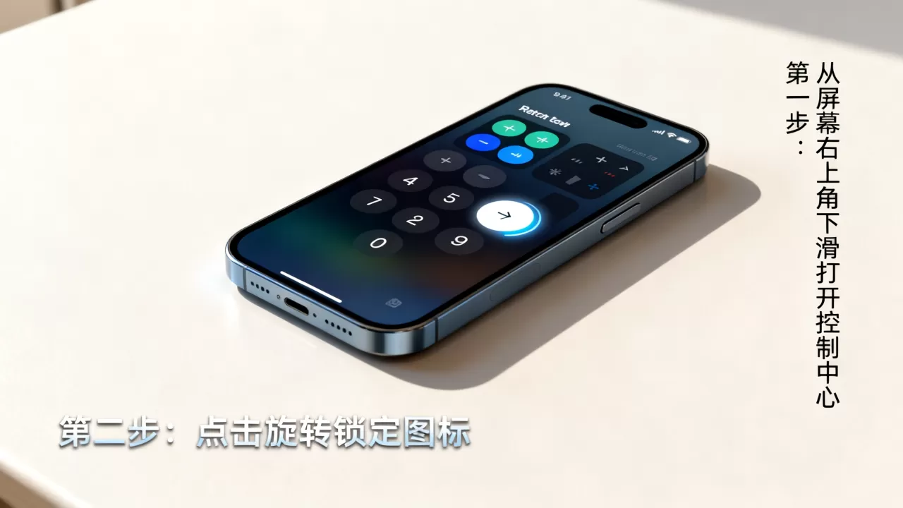 iphone怎么把屏幕旋转锁定，苹果手机屏幕旋转怎么打开