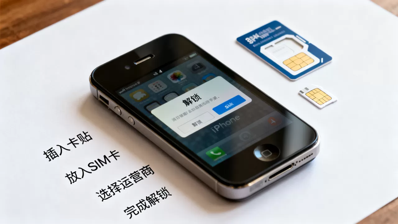 iphone4卡贴机怎么用？iphone4卡贴机解锁教程