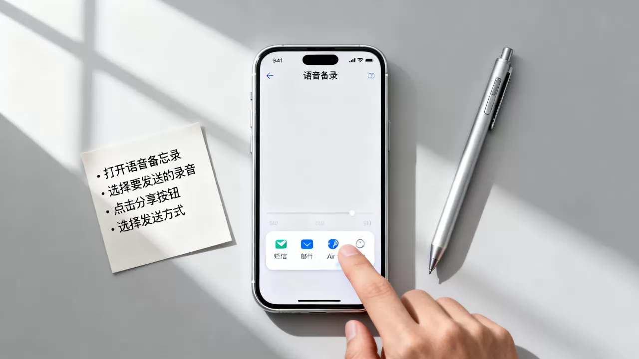 iphone语音备忘录怎么发送,iphone语音备忘录发送方法 iphone语音备忘录怎么发送,iphone语音备忘录发送方法