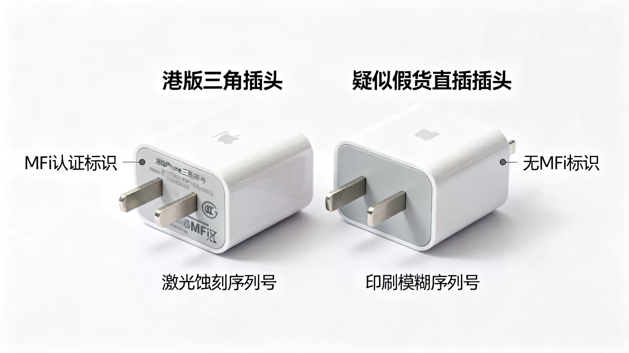 iphone港版充电器真假辨别,iphone充电器怎么查真假 iphone港版充电器真假辨别,iphone充电器怎么查真假
