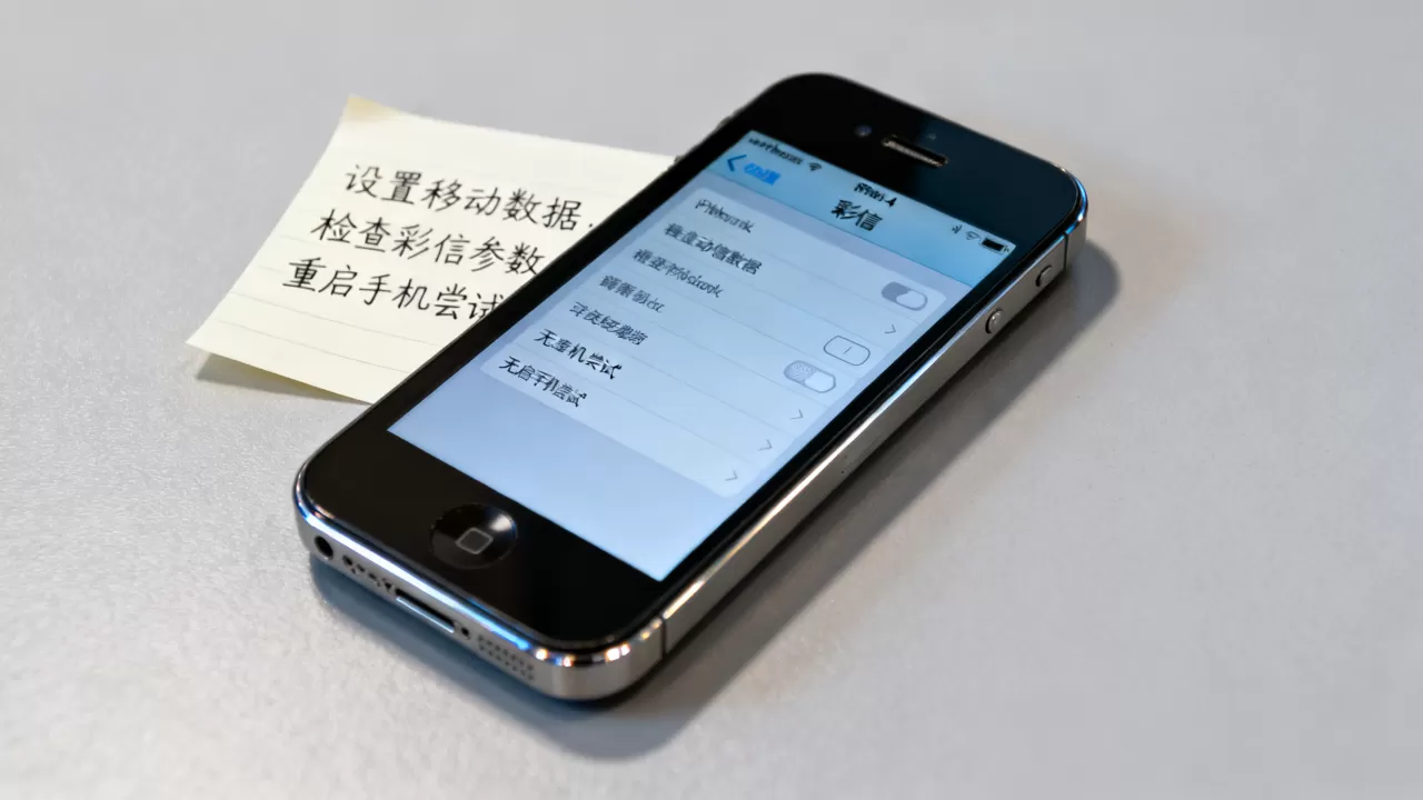 iphone4彩信设置移动，iphone4彩信无法发送怎么办