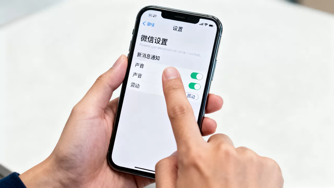 iPhone微信收不到提示音怎么办，iPhone微信消息提醒设置