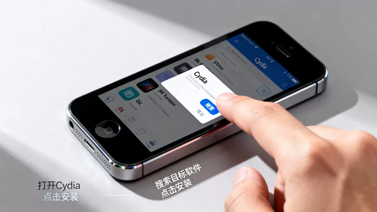 iphone5越狱安装软件，iphone5越狱后怎么安装软件