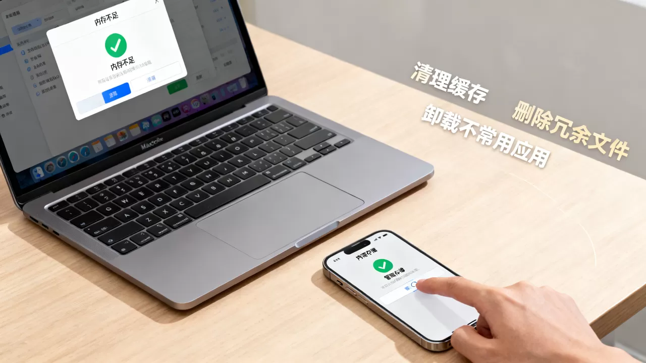 mac和iphone显示内存不足怎么办？mac iphone显示内存不足
