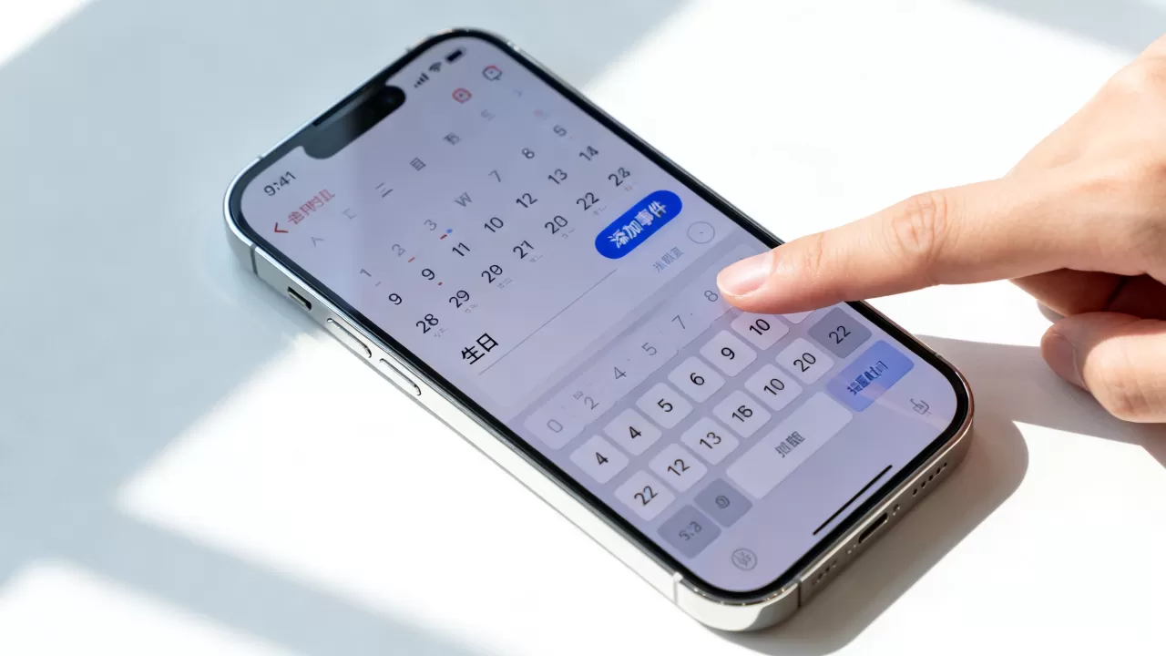 iphone日历怎么添加生日提醒，iPhone日历添加生日提醒