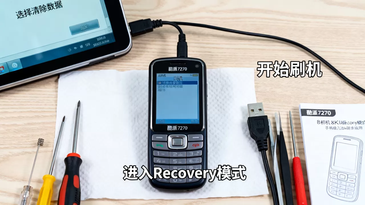 酷派7270怎么刷机，酷派7270刷机教程