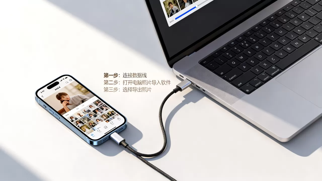 iphone4怎么导出照片，iphone4照片导出方法