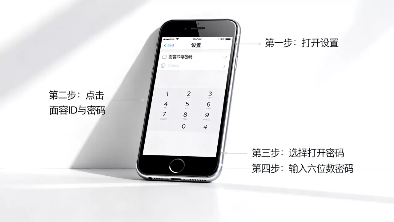 怎么设置iphone7密码，iPhone7密码设置教程