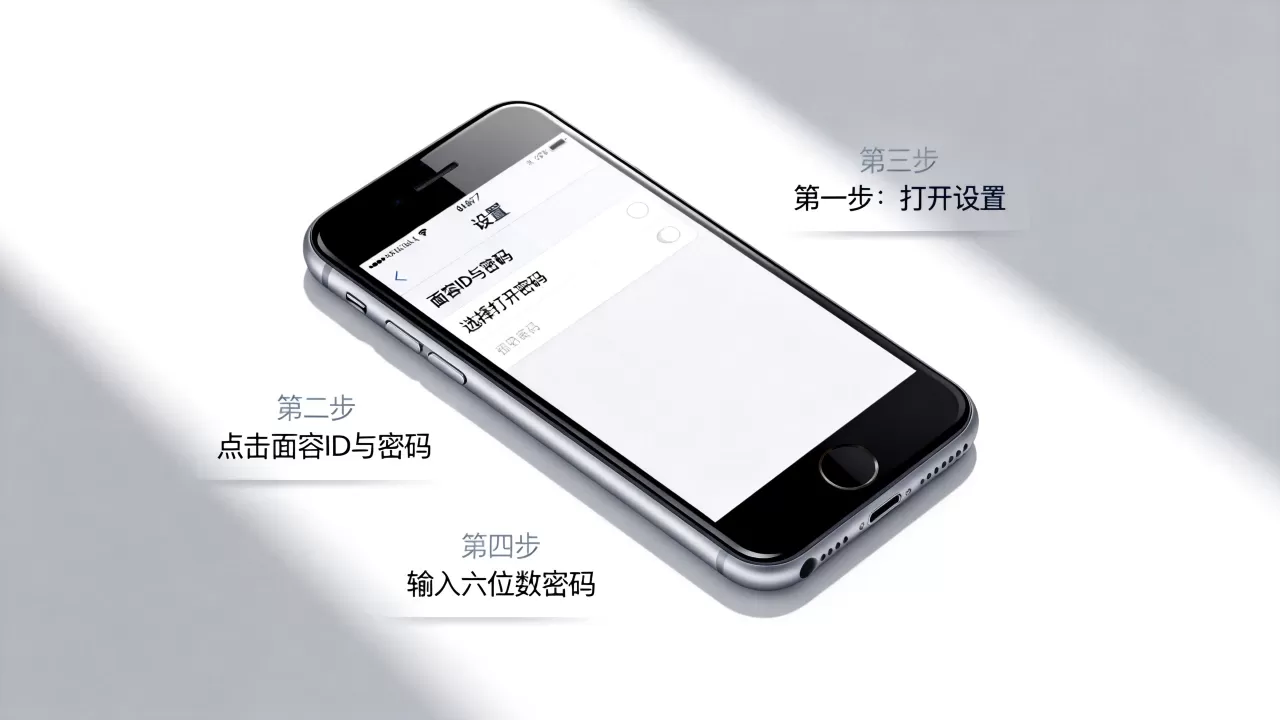 怎么设置iphone7密码，iPhone7密码设置教程