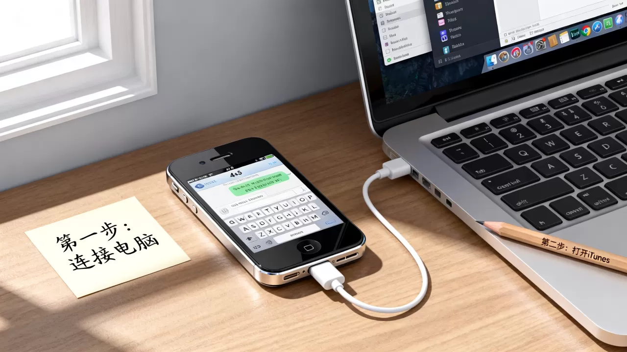 iphone4s怎么导出短信，iphone4s导出短信教程