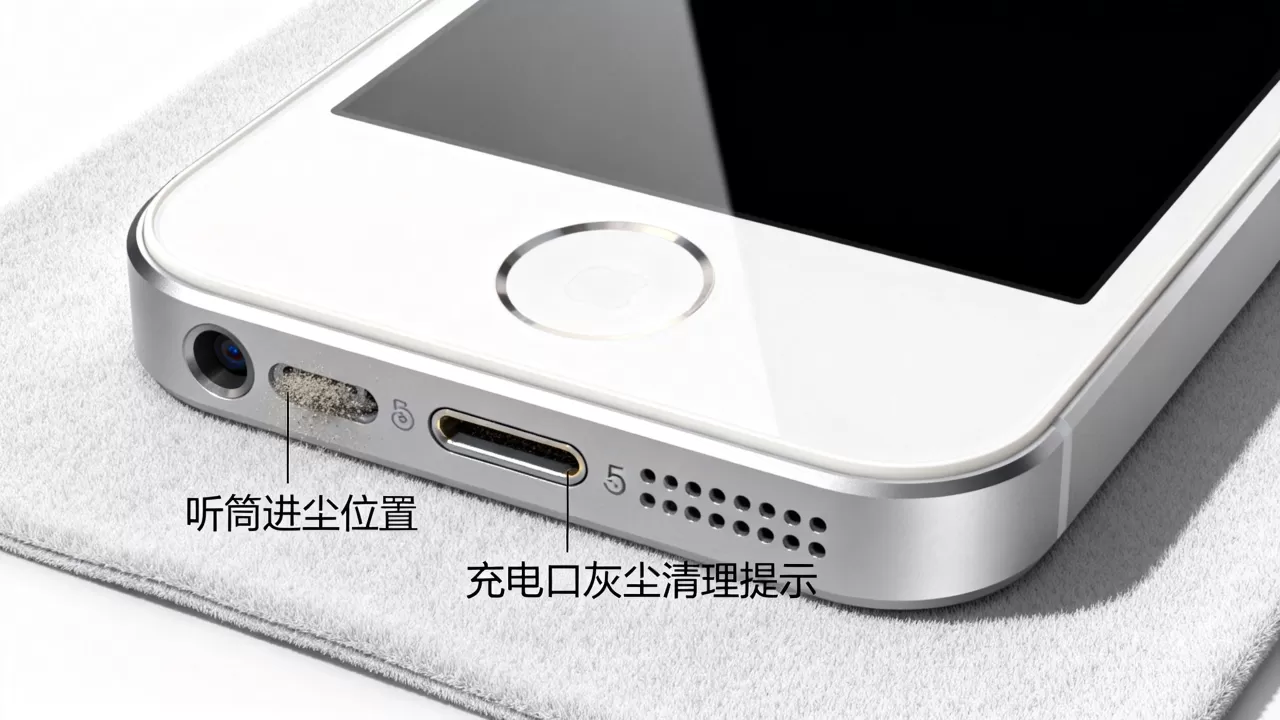 iphone5s进尘怎么办，iphone5s进灰