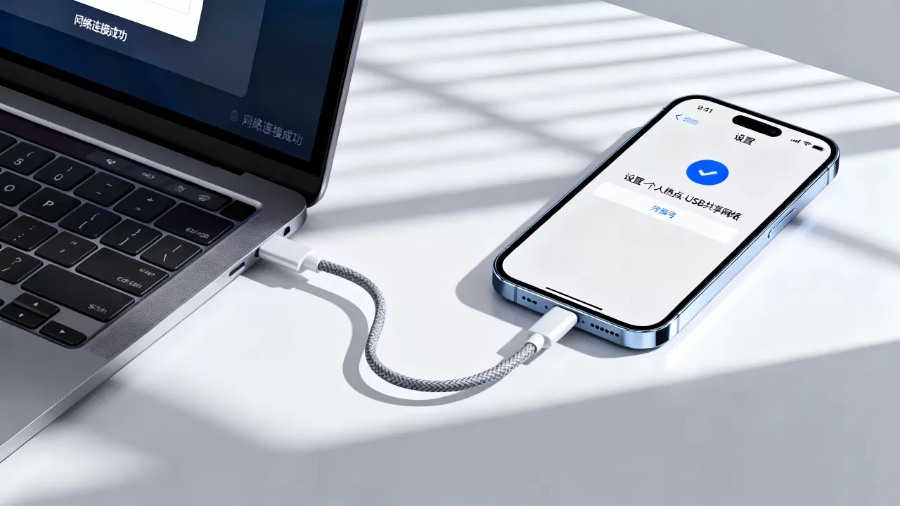 iphone手机怎么连接电脑上网？手机连电脑共享网络方法