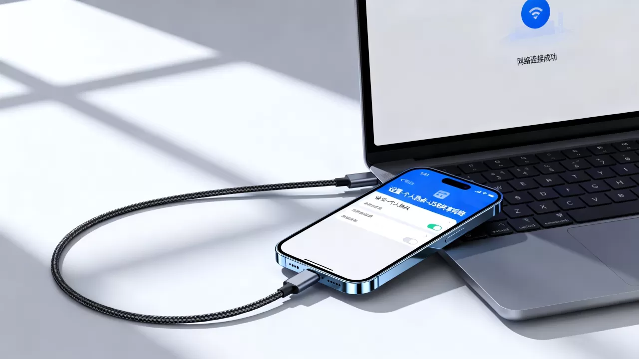 iphone手机怎么连接电脑上网？手机连电脑共享网络方法