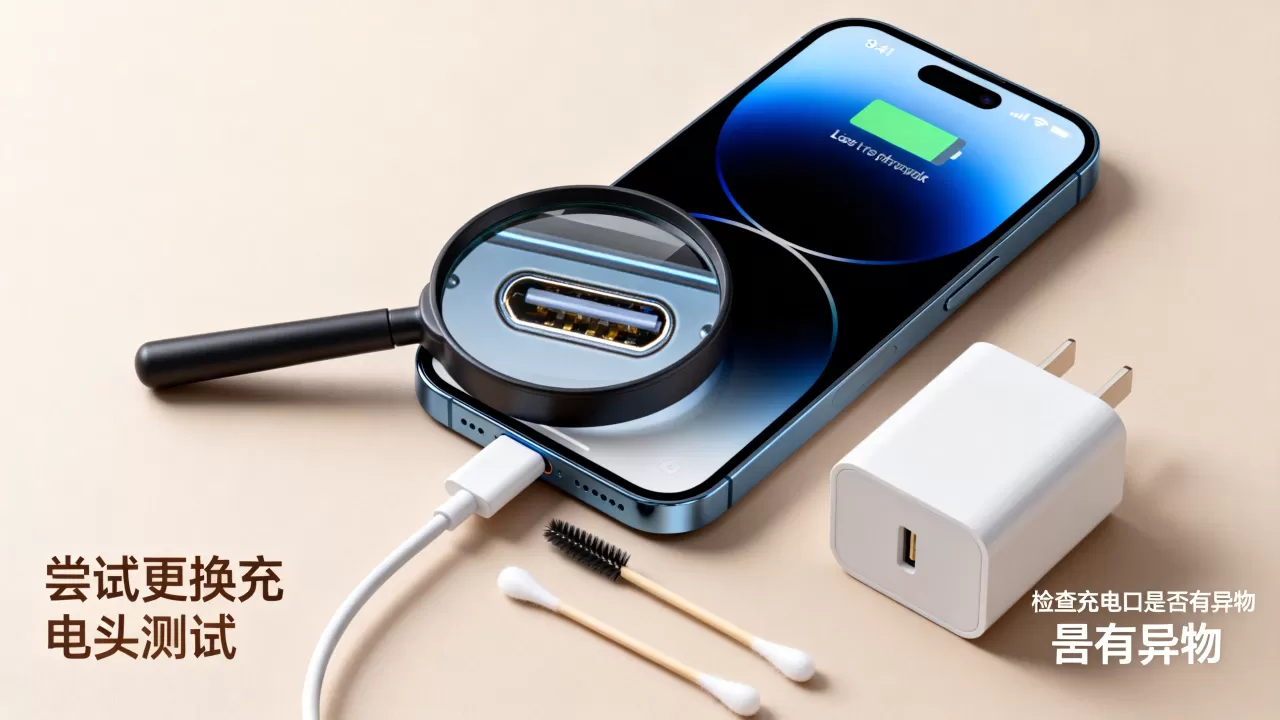 iphone数据线无法充电怎么办，iphone数据线
